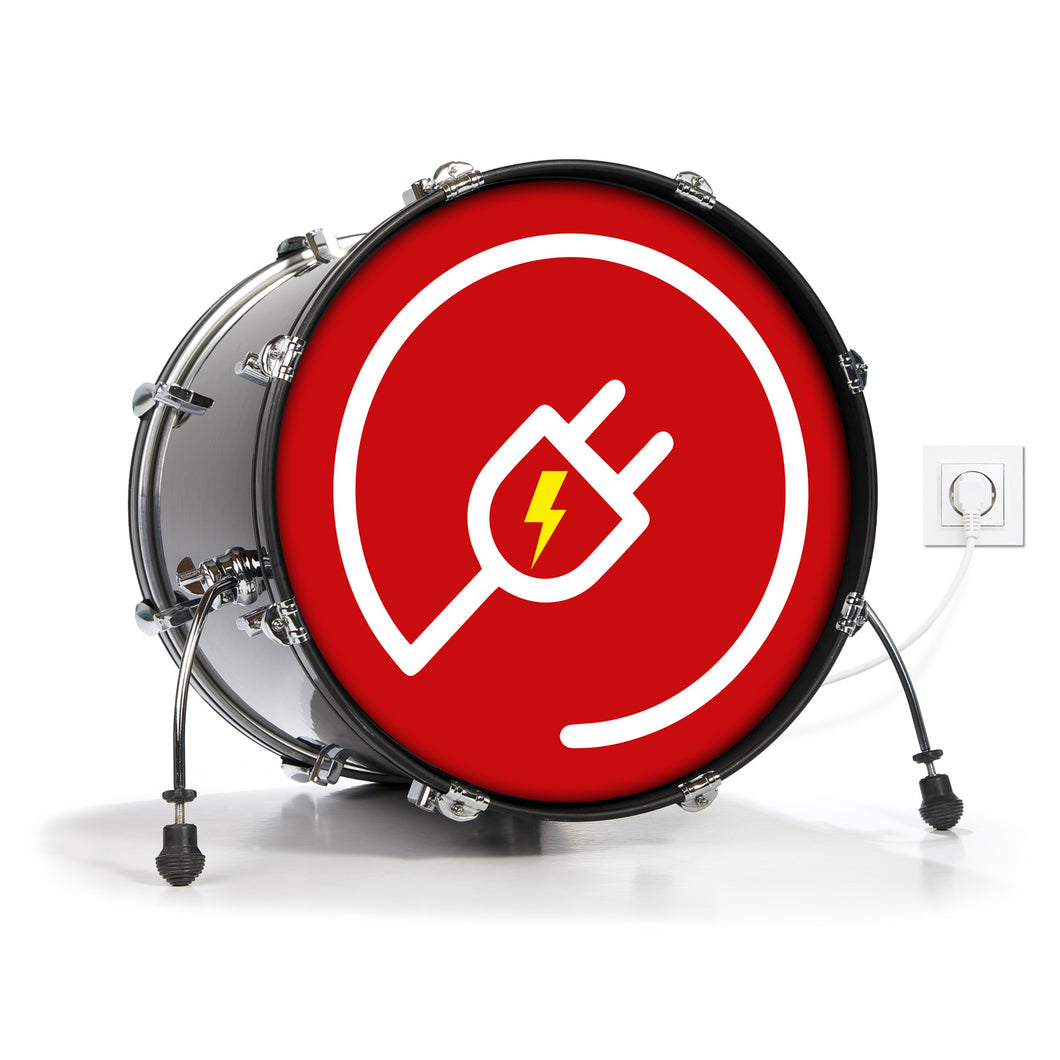 BEDRUCKTES BASSDRUMFELL FÜR E-DRUMS