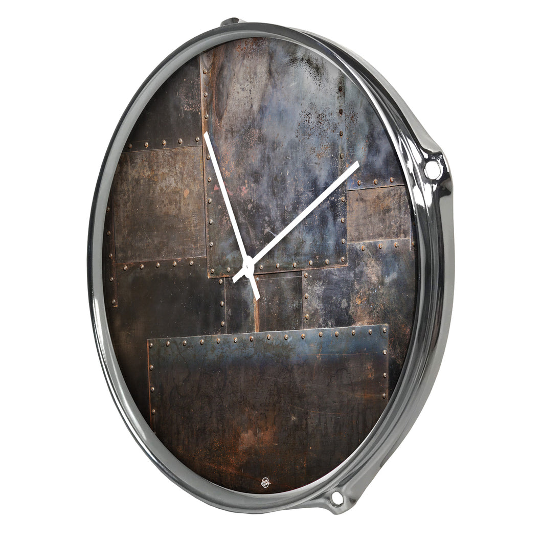 DRUM UHR - METALL RUSTY
