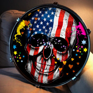 DRUM CANDY ART: US SKULL (by Stefanie Pappe-Stellbrink)