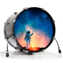 Laden Sie das Bild in den Galerie-Viewer, Einzelstück: SPACE SIGHTSEEING (Glitzer-Effekt) - Evans EQ3, 20 Zoll