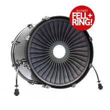 Laden Sie das Bild in den Galerie-Viewer, KOMPLETT-SET: BASSDRUM-FELL IN TURBINEN-OPTIK