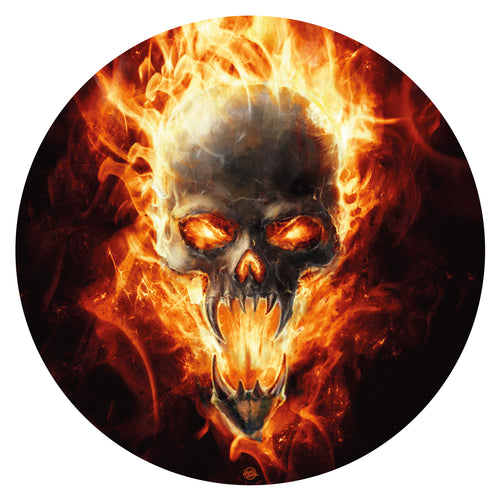 SKULL ON FIRE
