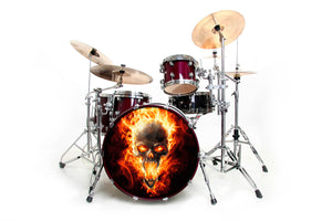 SKULL ON FIRE