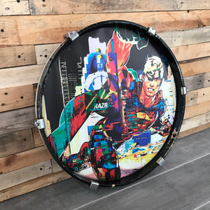 EINZELSTÜCK: SUPERMANN (Drum Candy ART by Stefanie Pappe-Stellbrink)