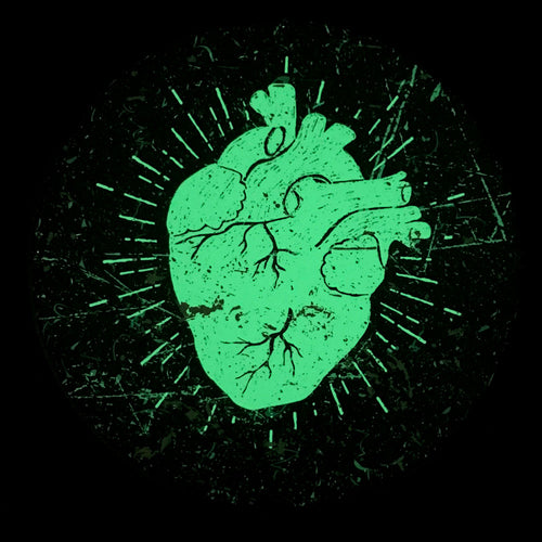 Einzelstück: NEON HEART (Glow in the dark) - 18 Zoll