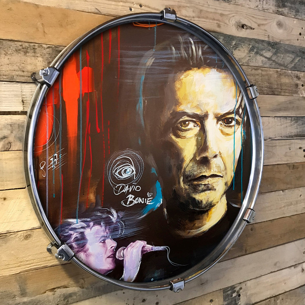 DRUM CANDY ART: DAVID BOWIE (by Frank Zander)