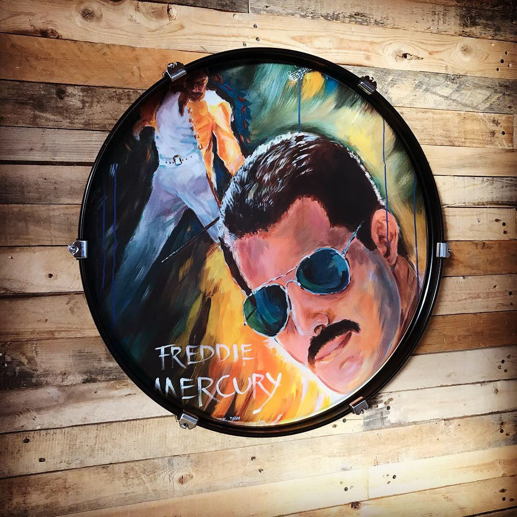 DRUM CANDY ART: FREDDIE MERCURY (by Frank Zander)