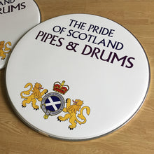 Laden Sie das Bild in den Galerie-Viewer, PIPES &amp; DRUMS BASSDRUM SCHLAGFELLE (Individuell)
